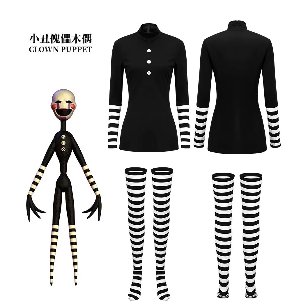 Party Games Night - Fantasia de Cosplay Marionette para Noites