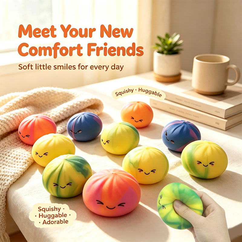 Party Games For Adults And Kids - 2026 Novo Brinquedo Squishy de Bolinho