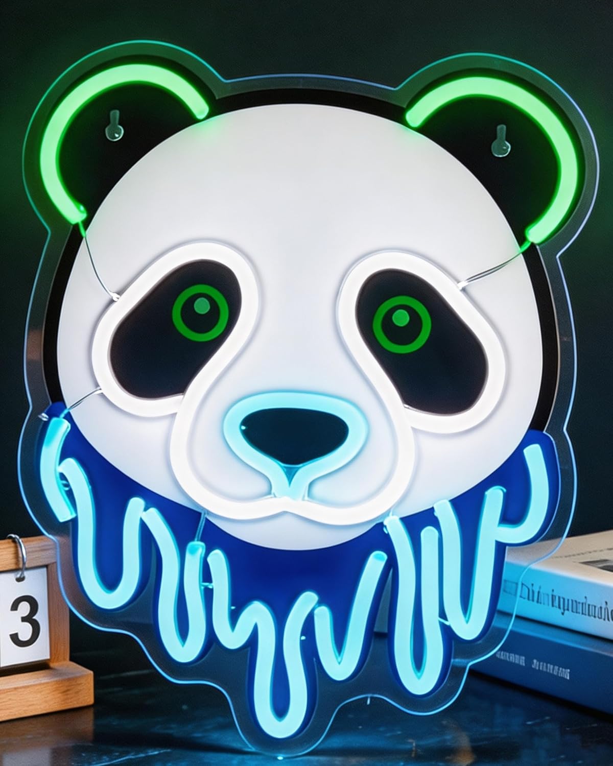 Zoo Party Games - Luminária de Neon LED Panda USB,
