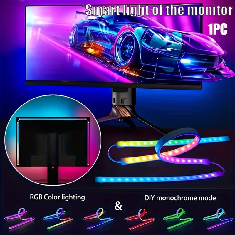 Party Games Night - Fita de Luz RGB para Jogos,