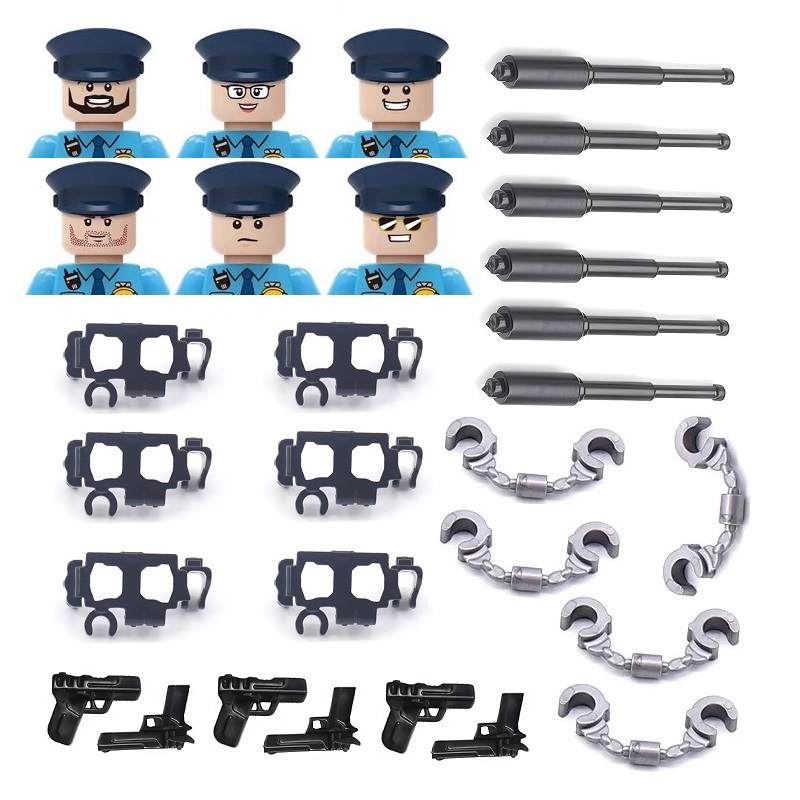 Lego Set Creator - 6PCS/SET Blocos de Montar Militares MOC