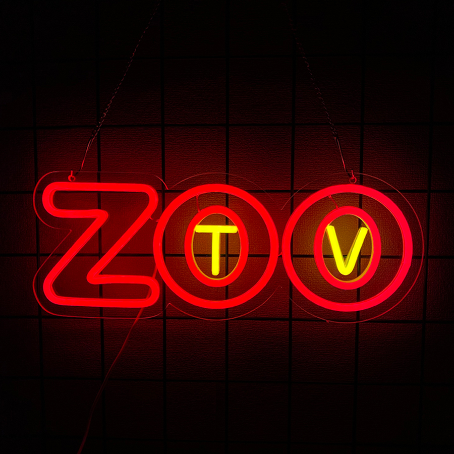 Letreiro Neon Zoo TV, Decoraçã - Zoo Party Games avaliação e preço