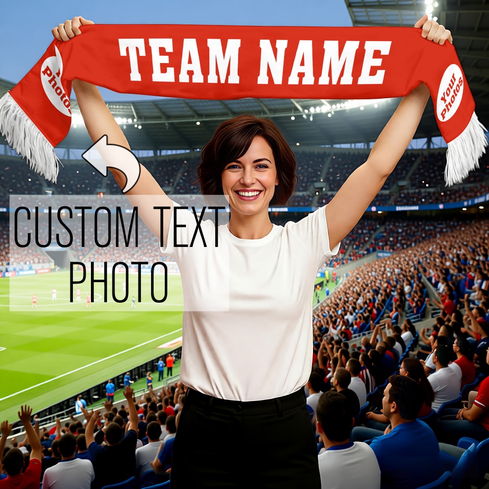 1pc Cachecol Personalizado par - Party Games Name avaliação e preço