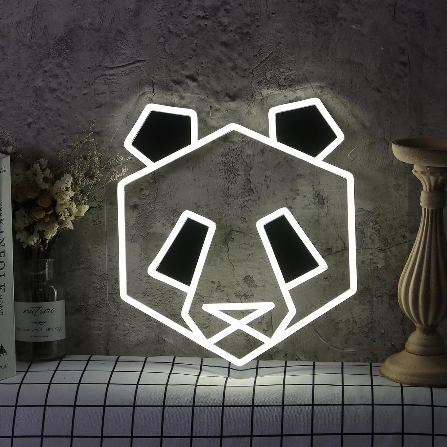Panda sinal de néon usb regulá - Zoo Party Games avaliação e preço