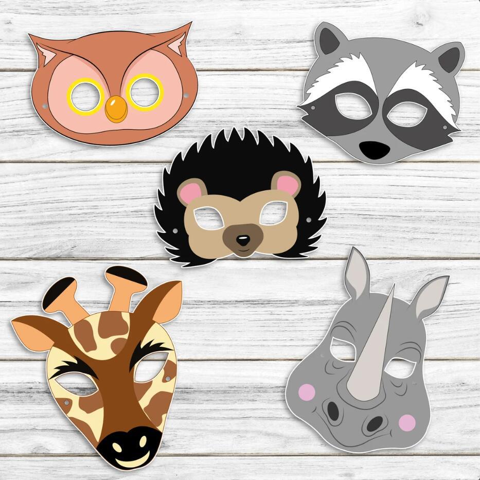 20 Máscaras de Papel de Animai - Zoo Party Games avaliação e preço